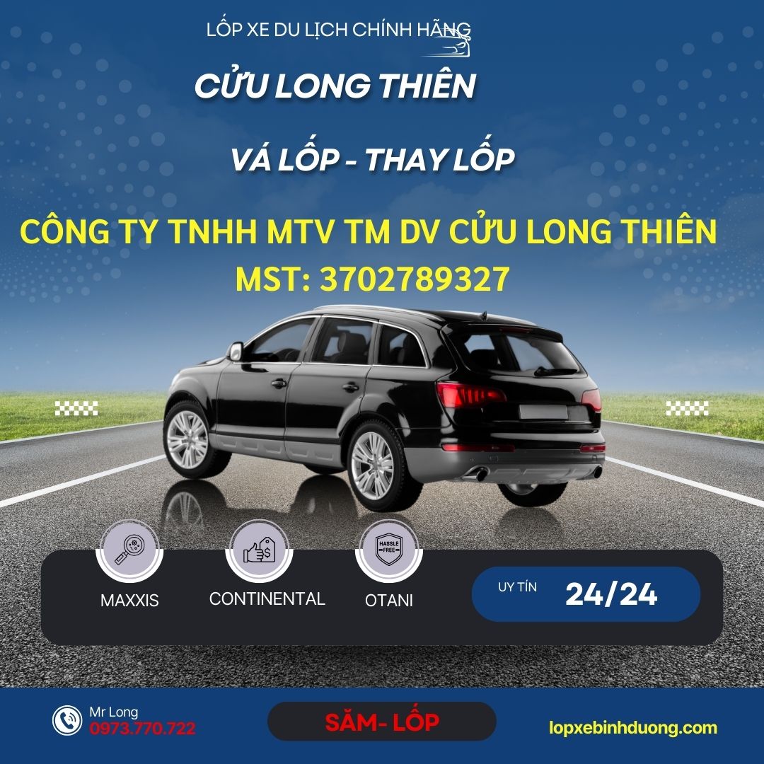 SĂM LỐP XE Ô TÔ CHÍNH HÃNG / DỊCH VỤ THAY LỐP / VÁ LỐP LƯU ĐỘNG NHANH NHẤT